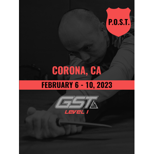 Level 1 Full Certification (CA POST Credit): Corona, CA (February 6-10,  2023)