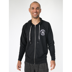 Black Gracie Zip Hoodie