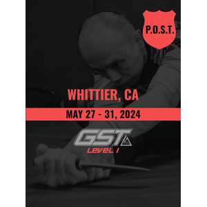 Level 1 Full Certification (CA POST Credit): Whittier, CA (May 27-31, 2024)