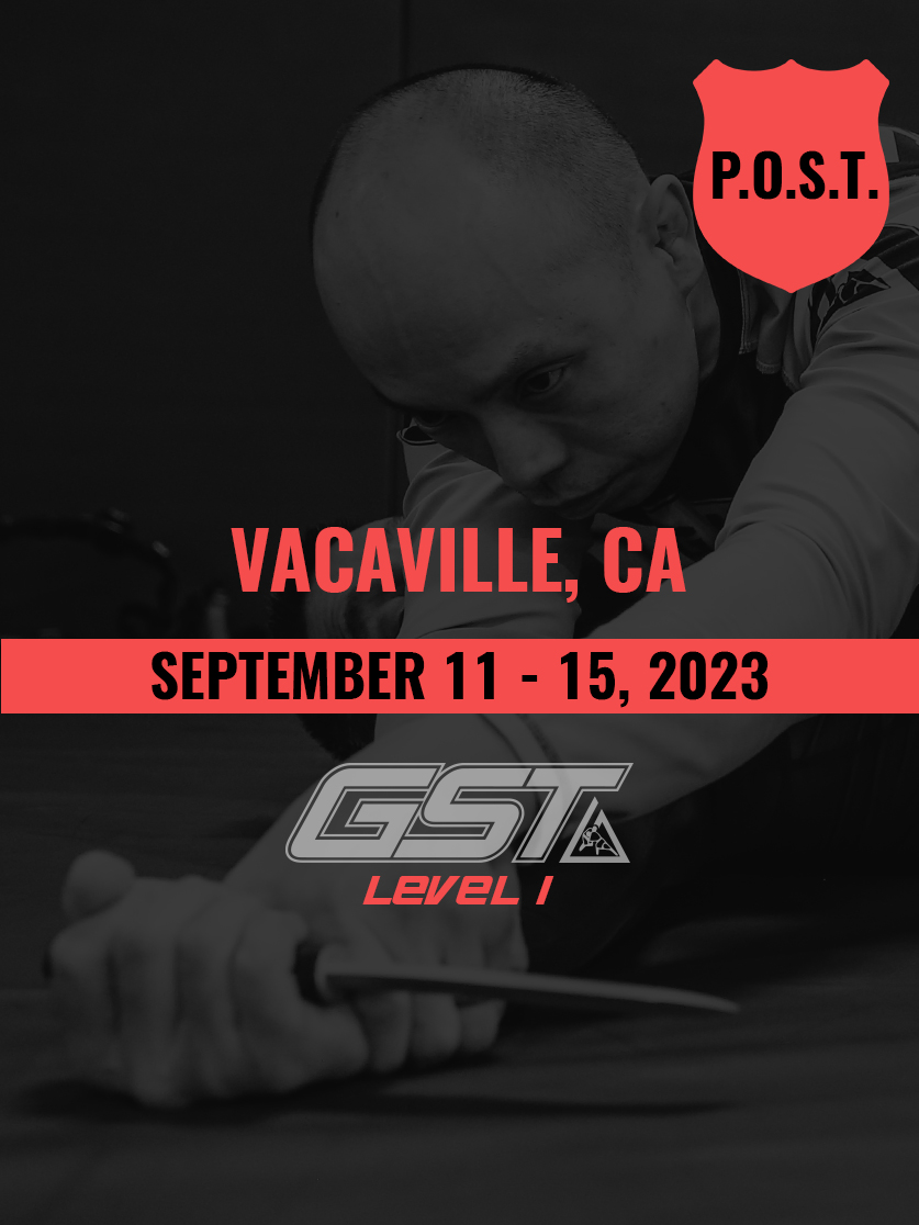 Level 1 Full Certification (CA POST Credit): Vacaville, CA (September 11-15, 2023)