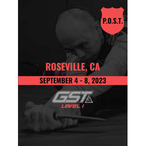 Level 1 Full Certification (CA POST Credit): Roseville, CA (September 4-8, 2023)