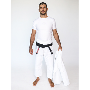Ultra White 2.0 Gi & Short-Sleeve Rashguard Set (Men)