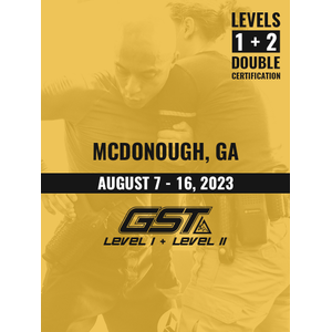 Level 1 + Level 2 DUAL Certification: McDonough, GA (August 7-16, 2023)
