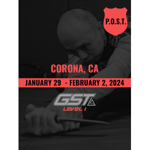 Level 1 Full Certification (CA POST Credit): Corona, CA (January 29-February 2, 2024)