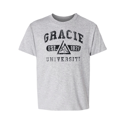 Kids Gracie University Tee (Gray)
