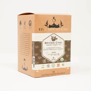Organic Spiced Chai: 15 Tea Sachets