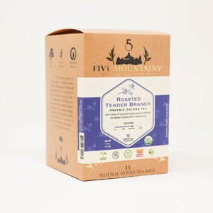 *Organic Roasted Tender Branch Oolong: 15 Tea Sachets