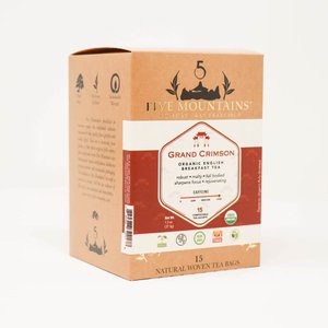*Organic Grand Crimson (English Breakfast): 15 Tea Sachets