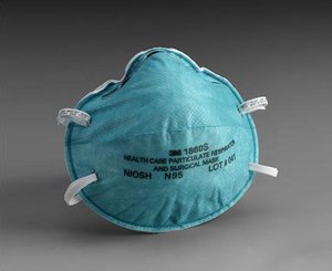 N95 Particulate Respirator & Surgical Mask, Small < 3M #1860S 