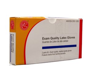 Latex Examination Gloves, 2 pair/box
