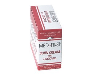 Medi-First Burn Cream w/ Lidocaine, 0.9g Packet < Medique #26073 