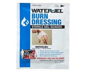 Emergency Sterile Burn Dressing, 2" x 6" < Water Jel #0206-60 
