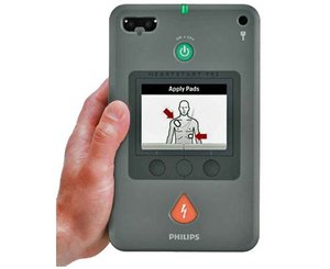 HeartStart FR3 AED Defibrillator w/ Text Prompt Display Option