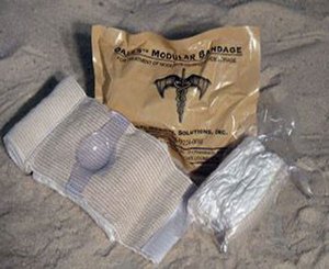 4" Olaes Modular Bandage- Military Issue < Tactical Medical Solutions #OAL4 