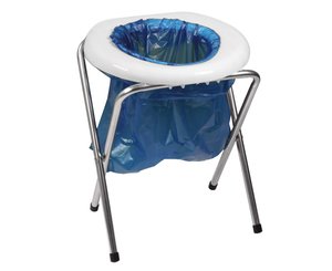 Emergency Portable Camping Stool Toilet Commode