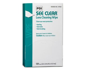 See Clear Lens Cleaning Wipes, 120 Wipes < PDI #D19831 