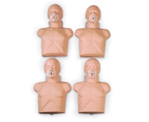 Economy Adult Sani-Manikin CPR Trainer 4 Pack w/ Carry Bag