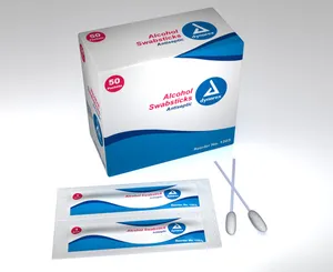 Acetone Alcohol Swabsticks, 4", Box/50