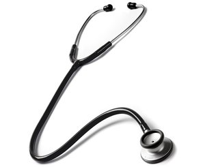 Clinical Lite Stethoscope, Adult, Black < Prestige Medical #S121-BLK 