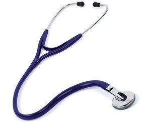Clinical Stereo Stethoscope, Adult, Navy