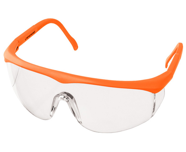 Colored Full-Frame Adjustable Eyewear, Neon Orange
