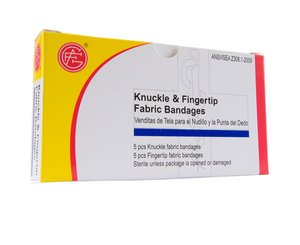Knuckle & Fingertip Bandages, 5 pcs/5pcs < Genuine First Aid #9999-0110 