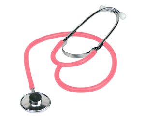 Single Head Nurse Stethoscope, Pink