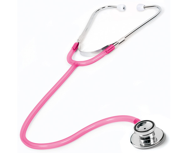Dual Head Stethoscope, Adult, Frosted Magenta