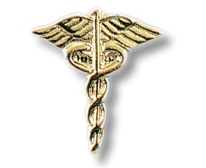 Caduceus Insignia Tac, Pair < Prestige Medical #90 