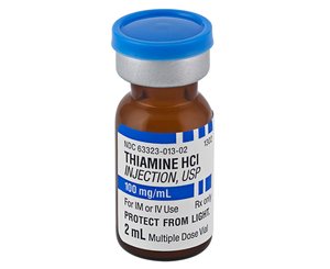Thiamine Hydrochloride Injection, USP 100 mg/ml - 2 ml Vial < American Pharmaceutical Partners #1302 