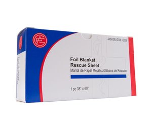 Foil Blanket, 38 x 60, 1 pc/box < Genuine First Aid #9999-1401 