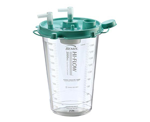 Bemis High Flow Disposable Canister 1200cc With 6 Tubing
