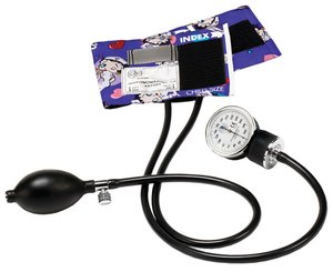 Premium Aneroid Sphygmomanometer in Box, Pediatric, Betty Boop Colored Hearts, Print