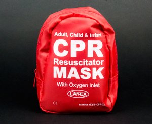 Adult & Infant CPR Mask Combo Kit w/ 2 Valves < EverReady #EVR-CPR02 