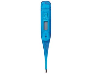 Cool Colors Digital Thermometer, Ocean, Translucent < Prestige Medical #DT-6-OCE 