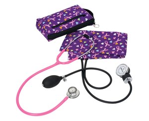 Aneroid Sphygmomanometer / Clinical Lite Stethoscope Kit, Adult, Love and Believe