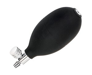Inflation Bulb with Air Release Valve, Black