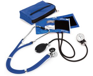 Aneroid Sphygmomanometer / Sprague-Rappaport Stethoscope Kit, Adult, Royal < Prestige Medical #A2-ROY 