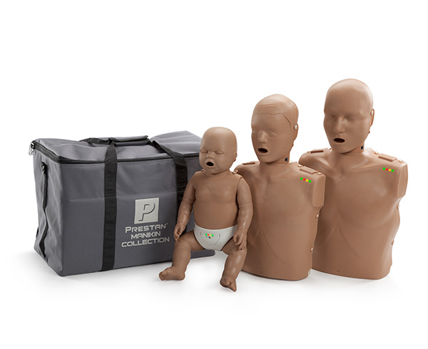 CPR/AED Training Manikin Collection, Dark Skin