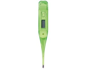 Cool Colors Digital Thermometer, Kiwi, Translucent