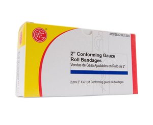 Gauze Roll Bandages, 2 x 4.1 yds, 2 pcs/box