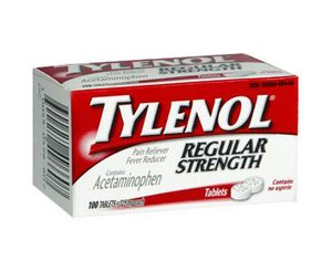 Tylenol Regular Strength Tabs 325mg , Bottle of 100 < McNeil Consumer Healthcare #0496-60 