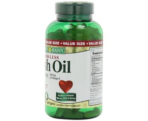 Fish Oil 1200mg Value Size, Omega 3, Odorless, 200-Count < Nature's Bounty #16878 