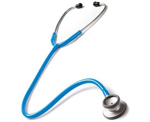 Clinical Lite Stethoscope in Box, Adult, Neon Blue