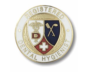 Registered Dental Hygienist Emblem Pin