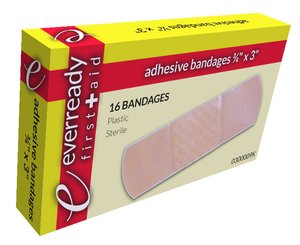 Adhesive Bandages, 3/4" x 3"