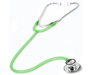 Dual Head Stethoscope in Box, Adult, Frosted Kiwi