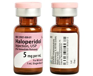 Haloperidol Injection, USP, 5mg per 1mL < Sagent Pharmaceuticals 