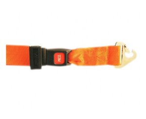 Nylon Backboard Straps 7' w/ Metal Push Button Buckle - Orange