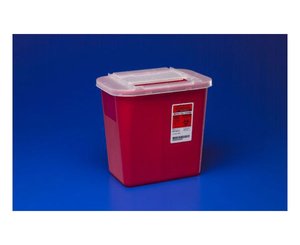Sharps-A-Gator Red Sharps Container - 2 Gallon < Kendall #31142222 